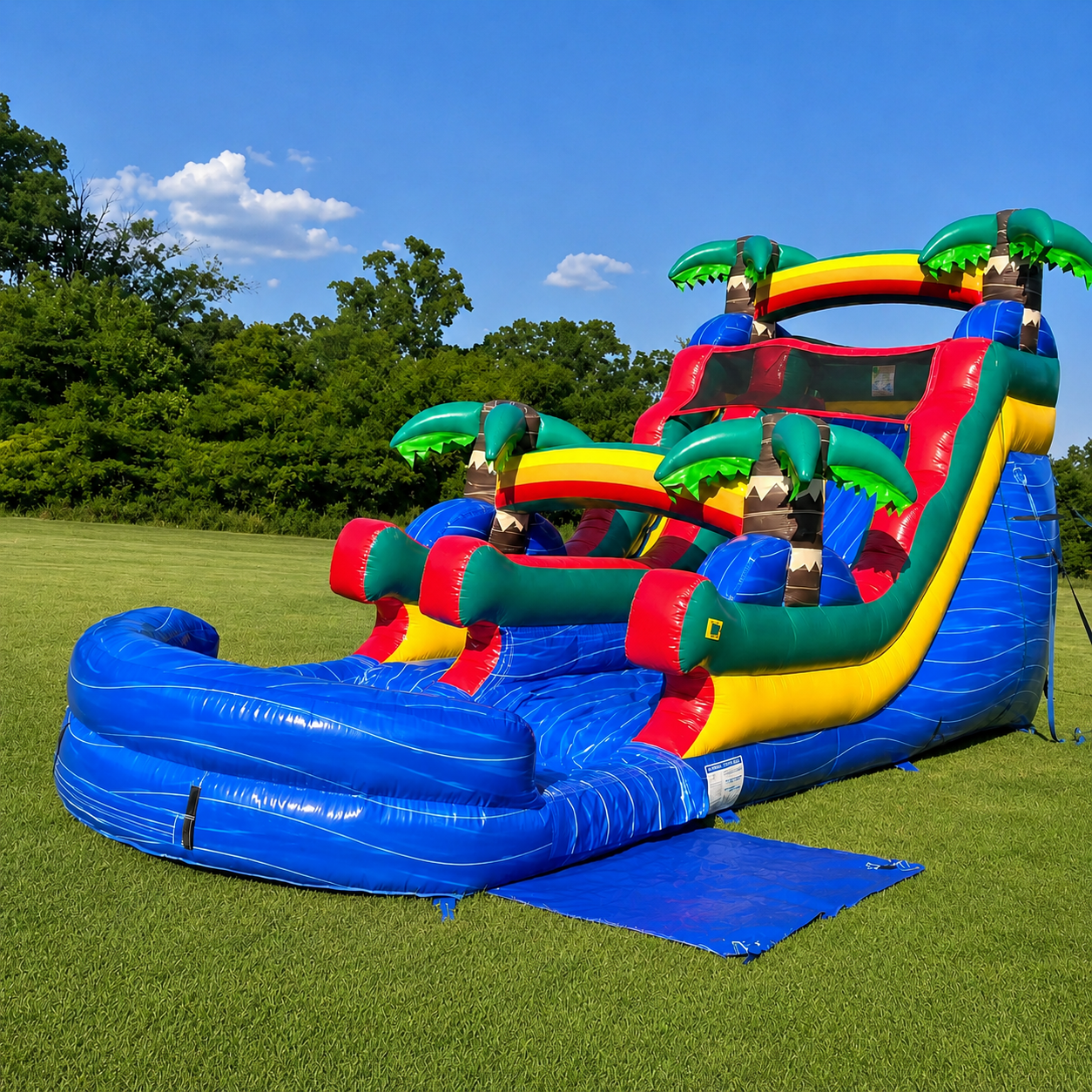 Tropical Slide Combo inflatable rental